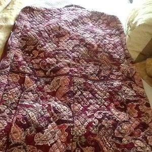 Vera Bradley quilted garment bag